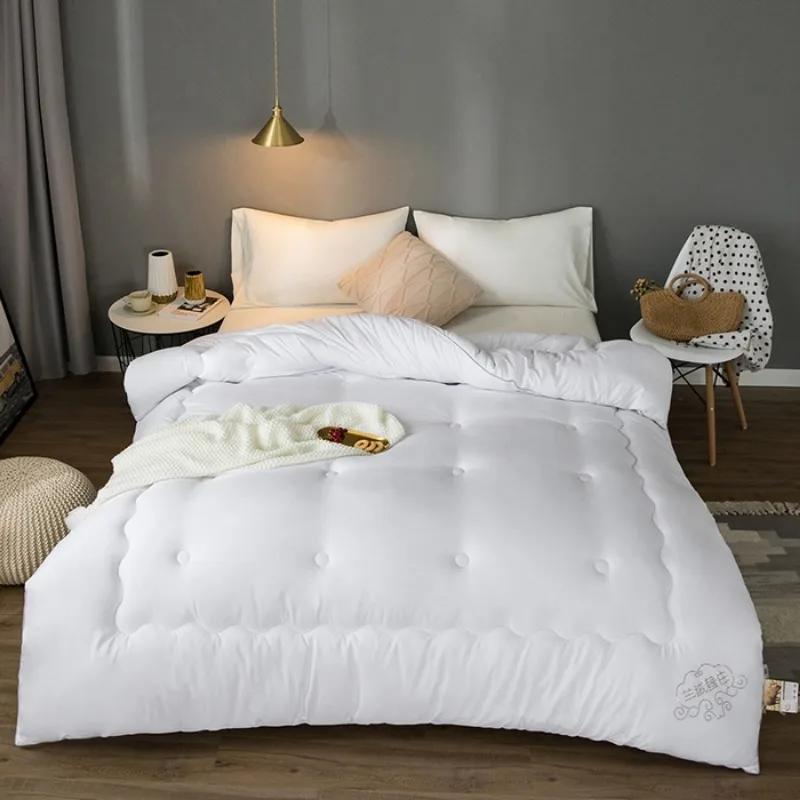 

2025 новое однотонное одеяло из шерсти без запаха, зимнее утолщенное теплое зимнее одеяло, всесезонное шерстяное одеяло 150x200cm 2kg