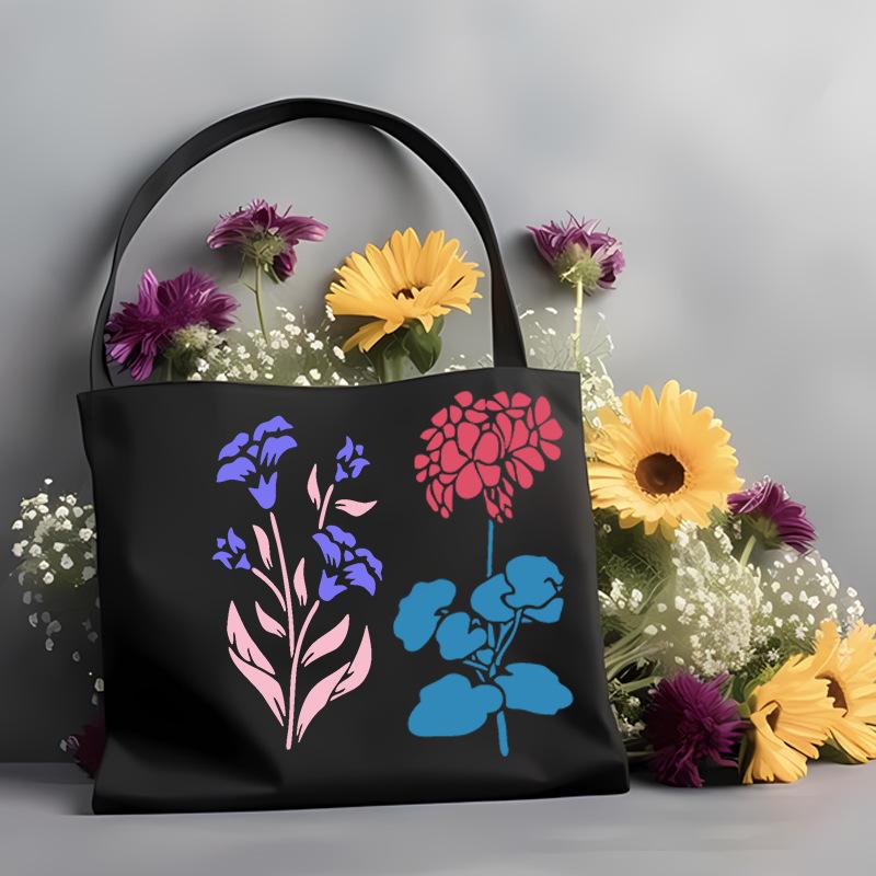 Original Neuer Stil, 17 Stück/Set, Vorlage zum Thema Blumenmalerei, Wiederverwendbar, Waschbare PET-Vorlage, Vorlage für handgeschriebene Zeitungsmalerei