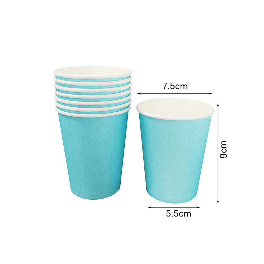 Blue Gold Disposable Tableware Set Paper Plate Cup for Birthday Wedding Decor Supplies Baby Shower Gender Reveal Party Tableware