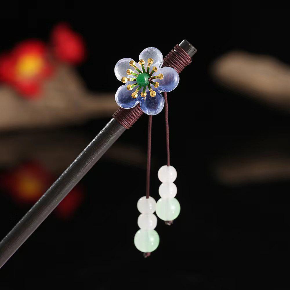Women's 2026 Spring/Summer Chinese Tassel Alloy Hairpin - Qipao Hair Accessories