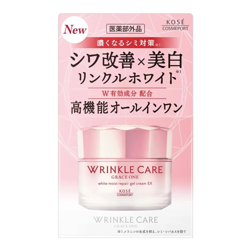 

KOSE Grace One Wrinkle Care White Moist Repair Gel Cream EX 100g 3-Piece Set
