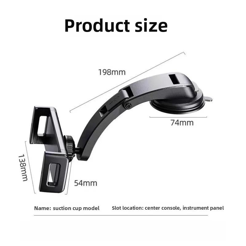 Universal Tablet Mobile Phone Holder In Car Suction Cup Car Dashboard Mount for iPhone 15 14 Pro Max iPad Xiaomi Huawei Tablet