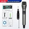 Rechargeable Dual Wireless Microphone for Home KTV & Live Streaming - High-Quality Sound