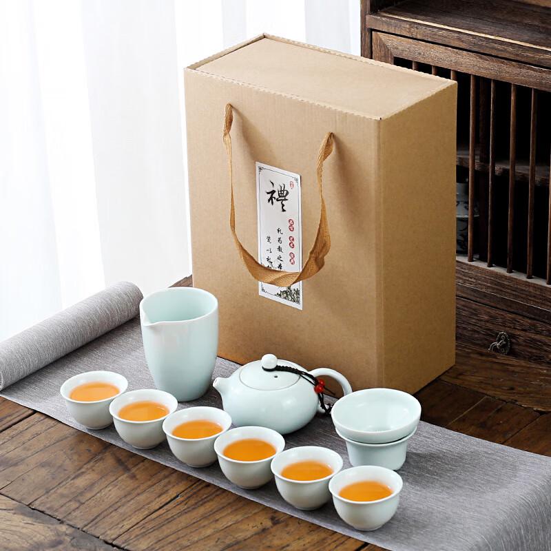 Shangqi Ceramic 10-Piece Teaware Set