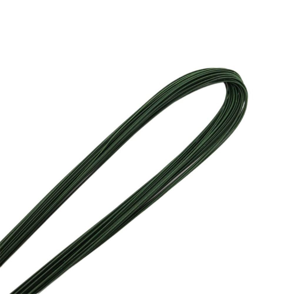

Изготовление цветов Тонкие искусственные цветочные материалы Материал для букетов Проволока для чулочных цветов Железная проволока темно-зеленого