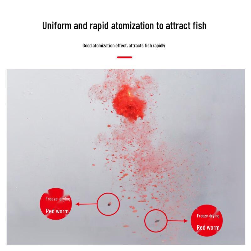 Fishing King Freeze-Dried Red Worm Winter Crucian Carp Bait