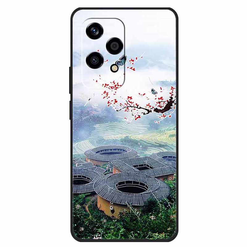 Etui na Honor 200 Lite Wzór Drukowany TPU Odporny na Wstrząsy Pokrowiec na Telefon