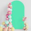 Polyester Wedding Arch Cover Round High Elasticity Arch Backdrop Cover Background Solid Color Ceremony Banquet Decoration