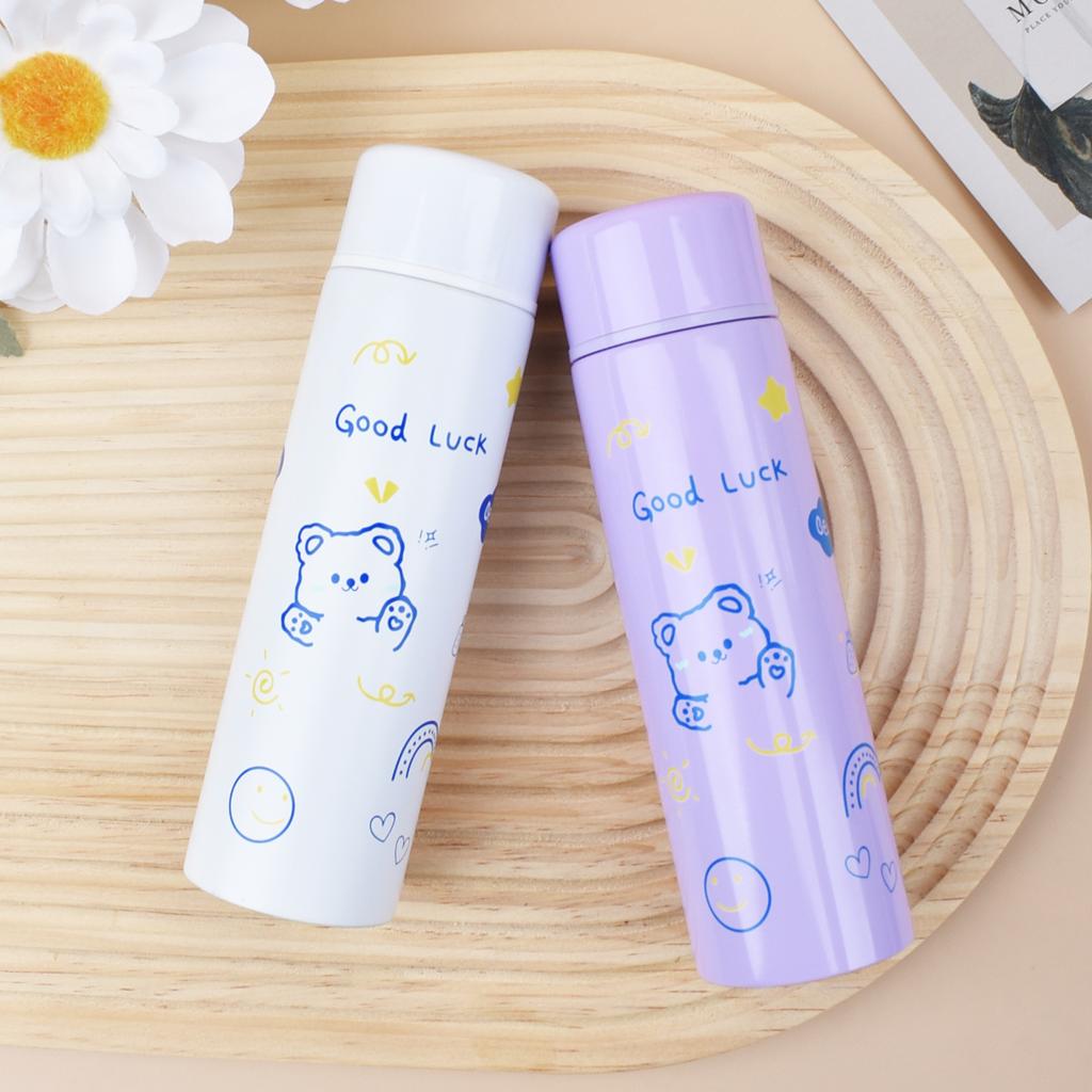 Leno 150ML Mini Vacuum Insulated Water Bottle Portable Leakproof Travel Mug Thermal Flask for Kids Children Women School