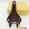 Raleigh Vintage Bicycle Saddle Thick Genuine Leather Road Mountain Bike Seat Brown