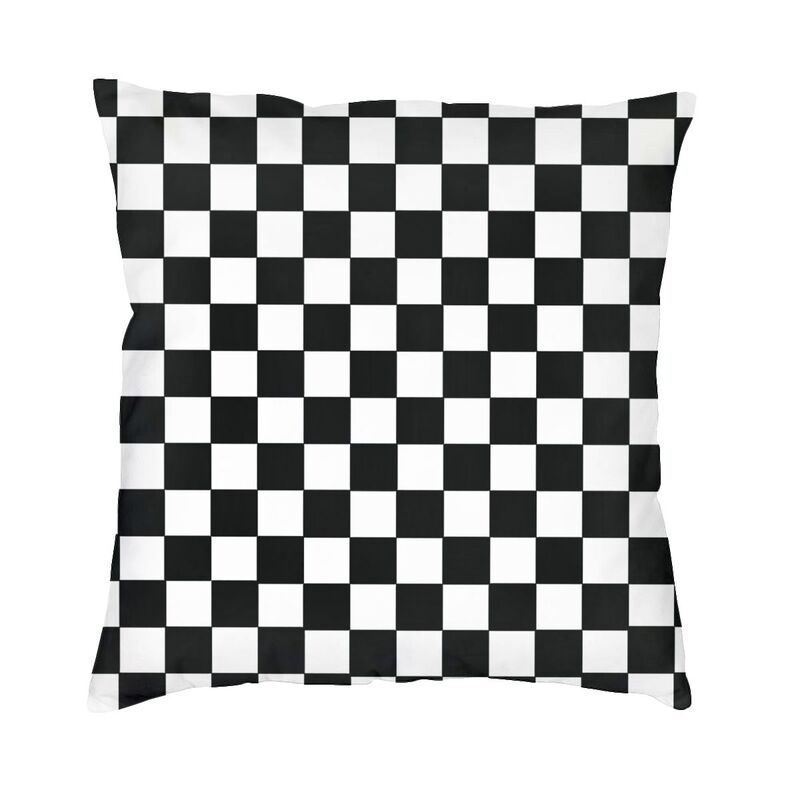 Chess Pillow Case xcm for Sofa Chessboard Game Luxury Cushion Cover Soft Pillowcase