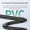 National Standard 10A 3-Pin to C13 Power Cable