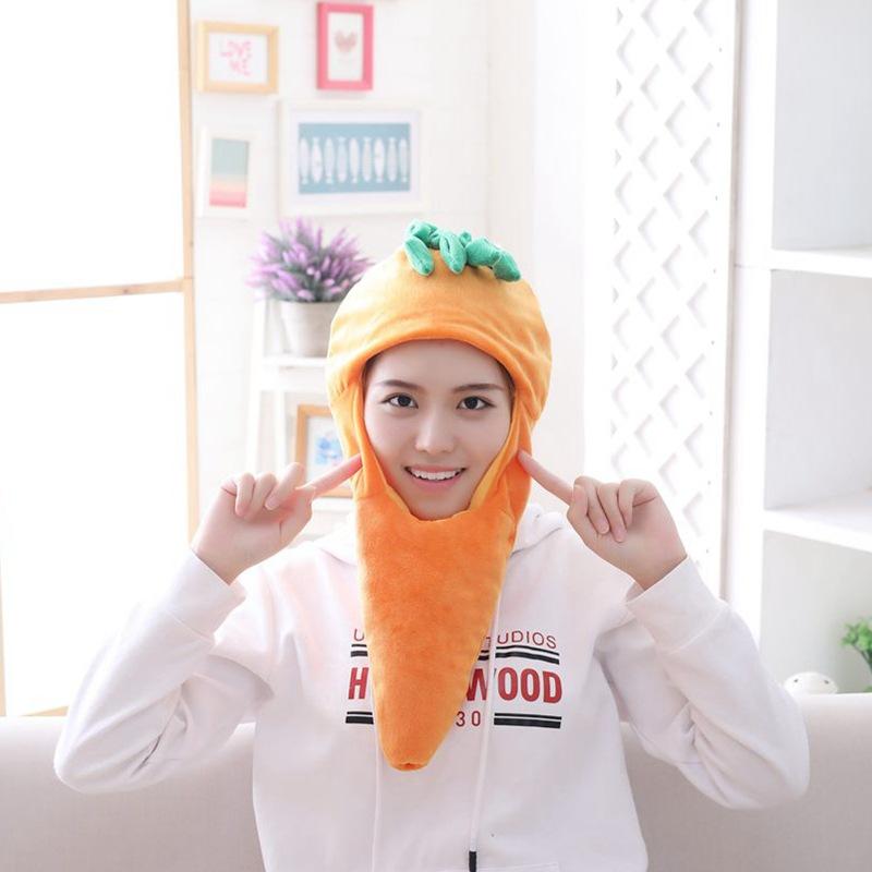 

Carrot hood hat, wind photo props photo props studio props photography props Without leaves 60cm with leaves 70cm 0.3kg