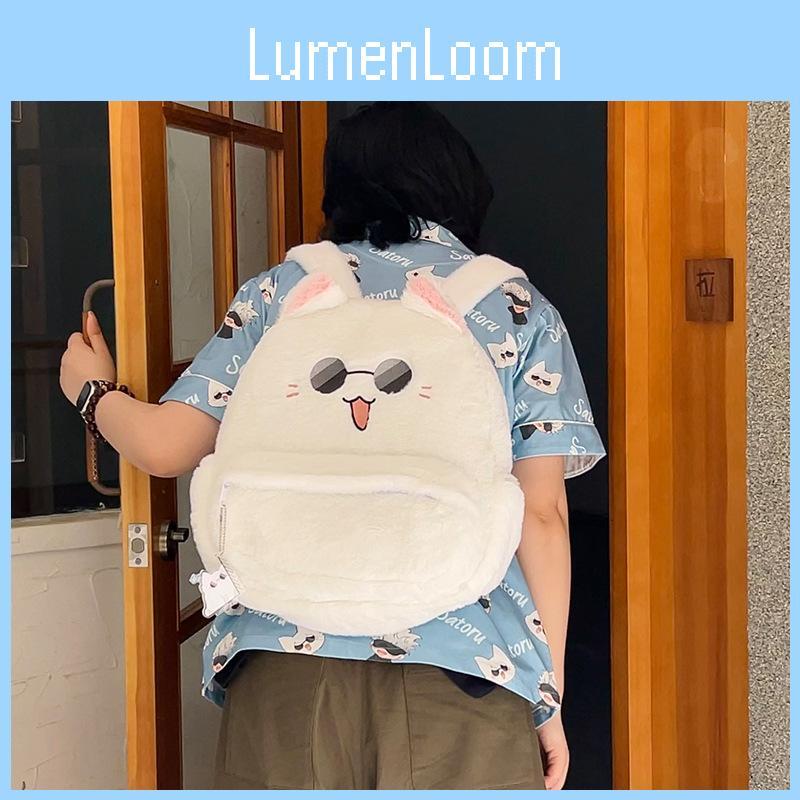 Kaisen Cartoon Jujutsu Plush Backpack Cute Girl Going Out Supplies Decorative