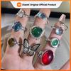 925 Sterling Silver Rings for Women Couple Minimalist Handmade Simple Sparckling Zircon Ring Fine Jewelry Gift Prevent Allergy