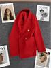Women's Green Slim Fit Suit Jacket - Trendy Spring 2025 Street Style