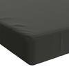 Bench Cushion SOEST 100percent  Polyester Anthracite 150 x 50 x 8 cm