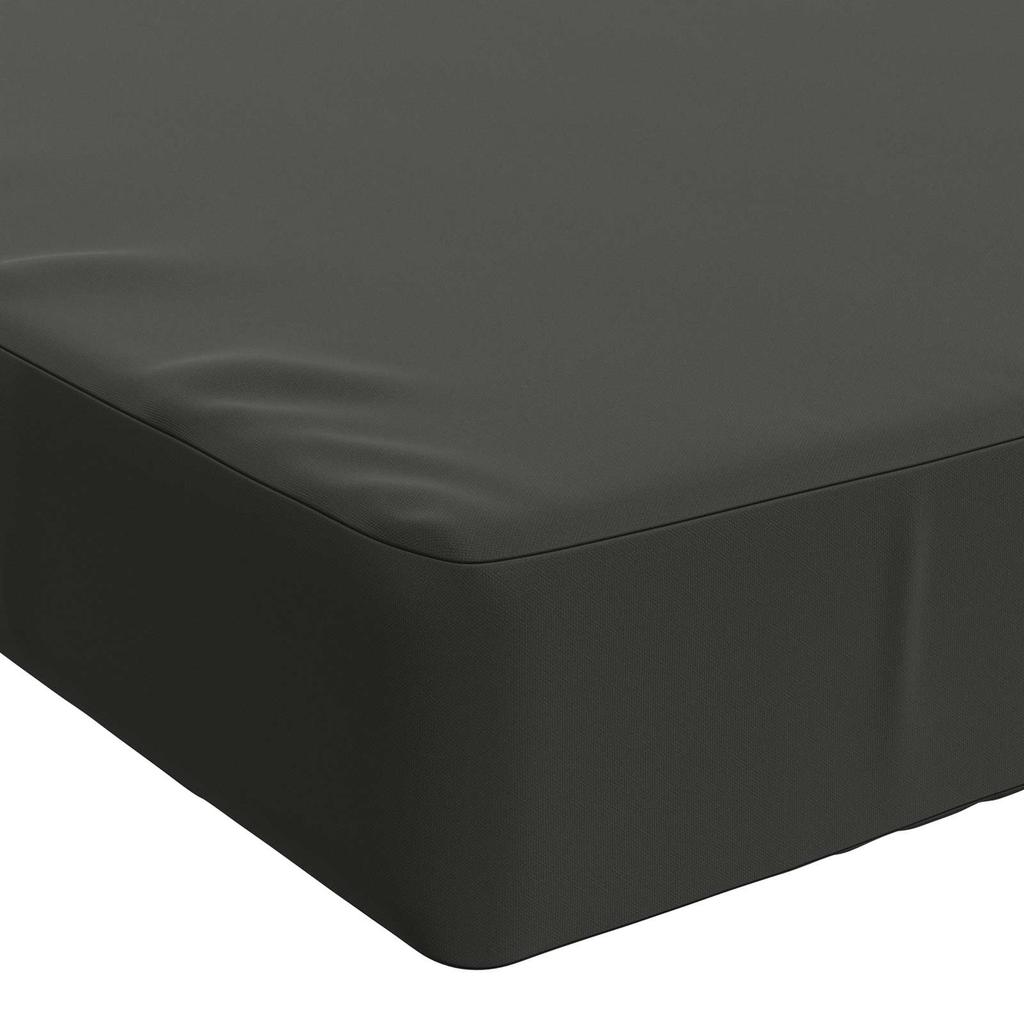 Bench Cushion SOEST 100percent  Polyester Anthracite 150 x 50 x 8 cm