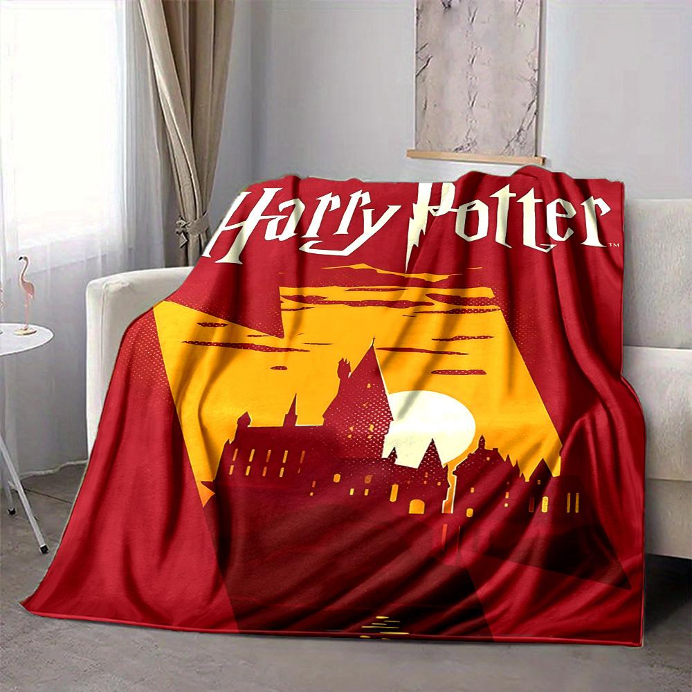 1pc Harry Potter Soft Skin-Friendly Flannel Blanket with Digital Printing, Various Sizes Available for Family, Friends, Birthday
