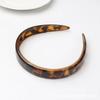 1Pcs Women Vintage Hair Accessories for Daily Wear Tortoiseshell Acetate Leopard Hair Hoop Non Slip Teeth Headband