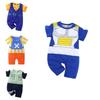 Adorabile Tutina per Bebè con Design di Dragon Ball Naruto Luffy per un Elegante Look Estivo