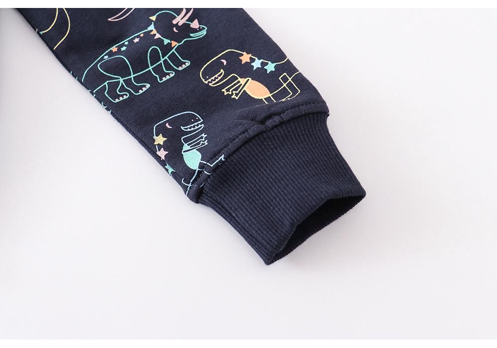 European Style Boys' Cartoon Knit Terry Cotton Sweatshirt - New Autumn Collection