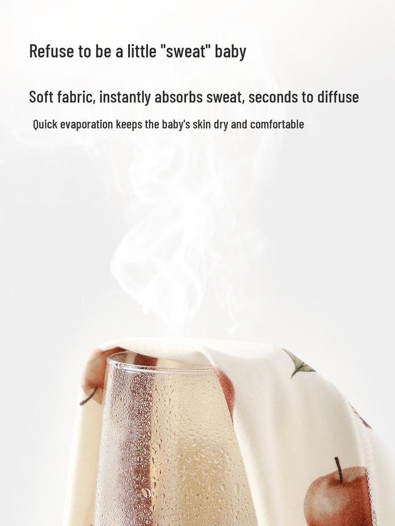 Pure Cotton Baby Jumpsuit - Spring/Autumn Style, Class A Newborn Bodysuit for Crawling