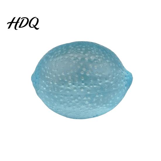 Jellyfish Squeeze Toy Transparent Lemon Toy, Stress Relief Ice Cream Soft Clear Cube Sensory for Kids Adults Reduction
