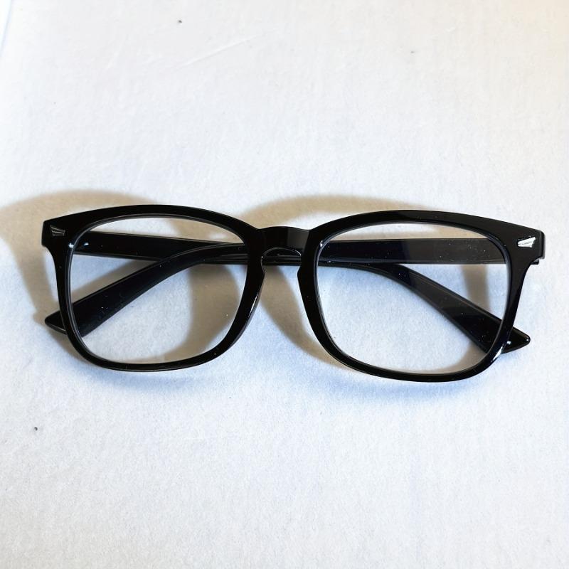 Vintage Square Frame Anti-Blue Light Glasses for Women  Durable PC Frame Ideal for Reading and Computer Use