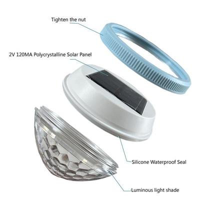 Vibrant Solar Powered Floating Lights Rechargeable Night Projection Underwater Glowing Lamp RGB Colors LED Pool Lights Swimming