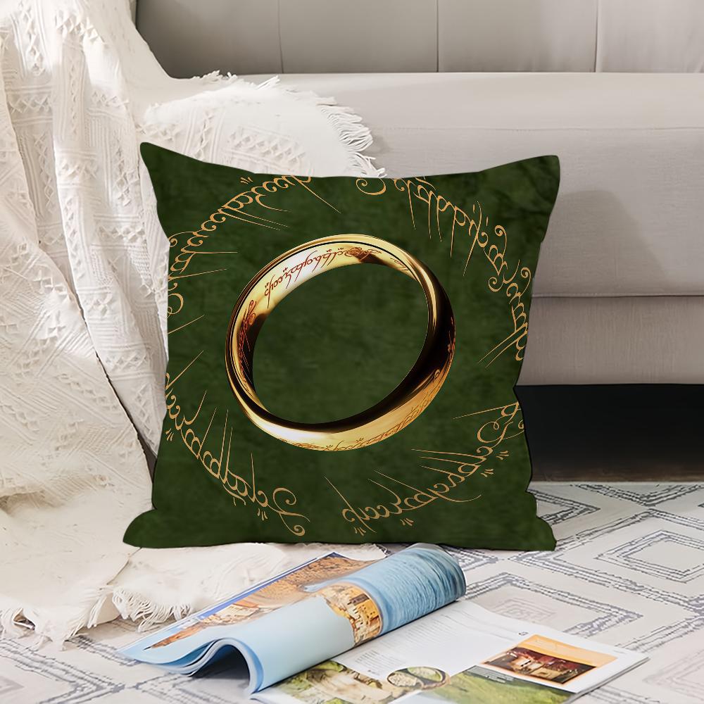 Movie T-The L-Lord O-Of The R-Rings Pillow Case Office Cushions Suitable For Sofa Car Bedroom Decorative Cushion Cover