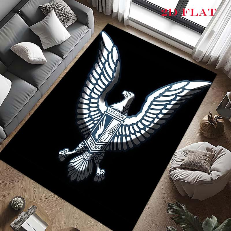 KKS Lech Poznań Carpet Rug for Living Room Bedroom Home Sofa Decoration,Kids play Nonslip Floor Mat