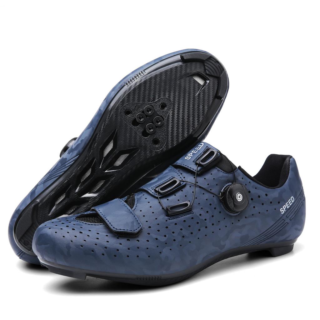 New Road Mountain Lock Shoes Outdoor Sports Unlocked Cycling Shoes Men's and Women's Hard-soled Spinning Shoes Cycling Shoes