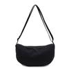 Casual and light shoulder crossbody Oxford canvas bag women's waterproof commuter solid color versatile nylon bag