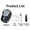 Electric Shaver Portable Razor Man Travel Attire Wet And Dry Usb Rechargeable Shaver Typec Charging Shaving Machine Mini For Men