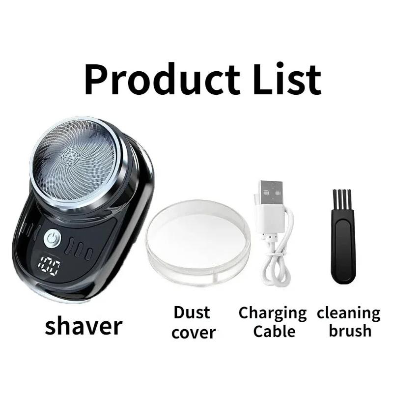 Electric Shaver Portable Razor Man Travel Attire Wet And Dry Usb Rechargeable Shaver Typec Charging Shaving Machine Mini For Men