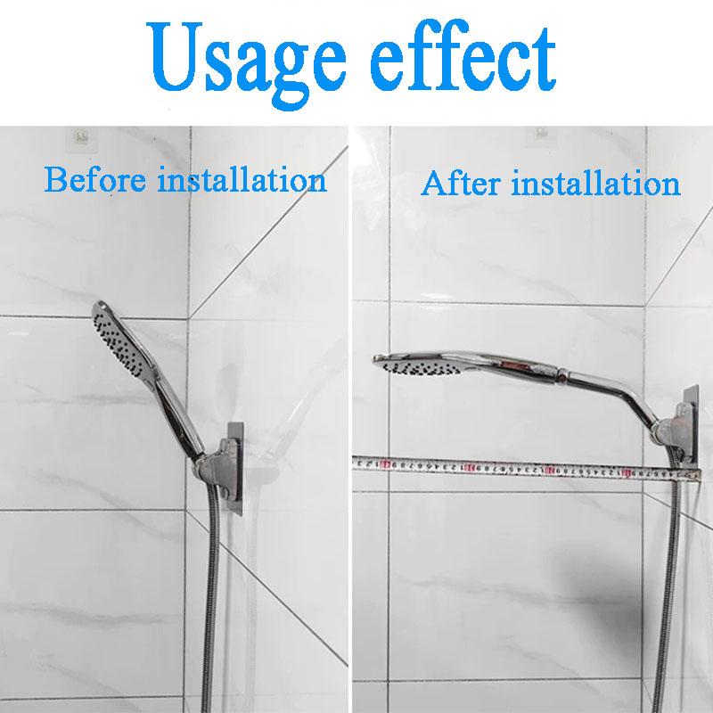 Angle 135 degree Shower Head Elbow Adapter Shower Arm Extension Hand Shower Top Spray Connector Pipe