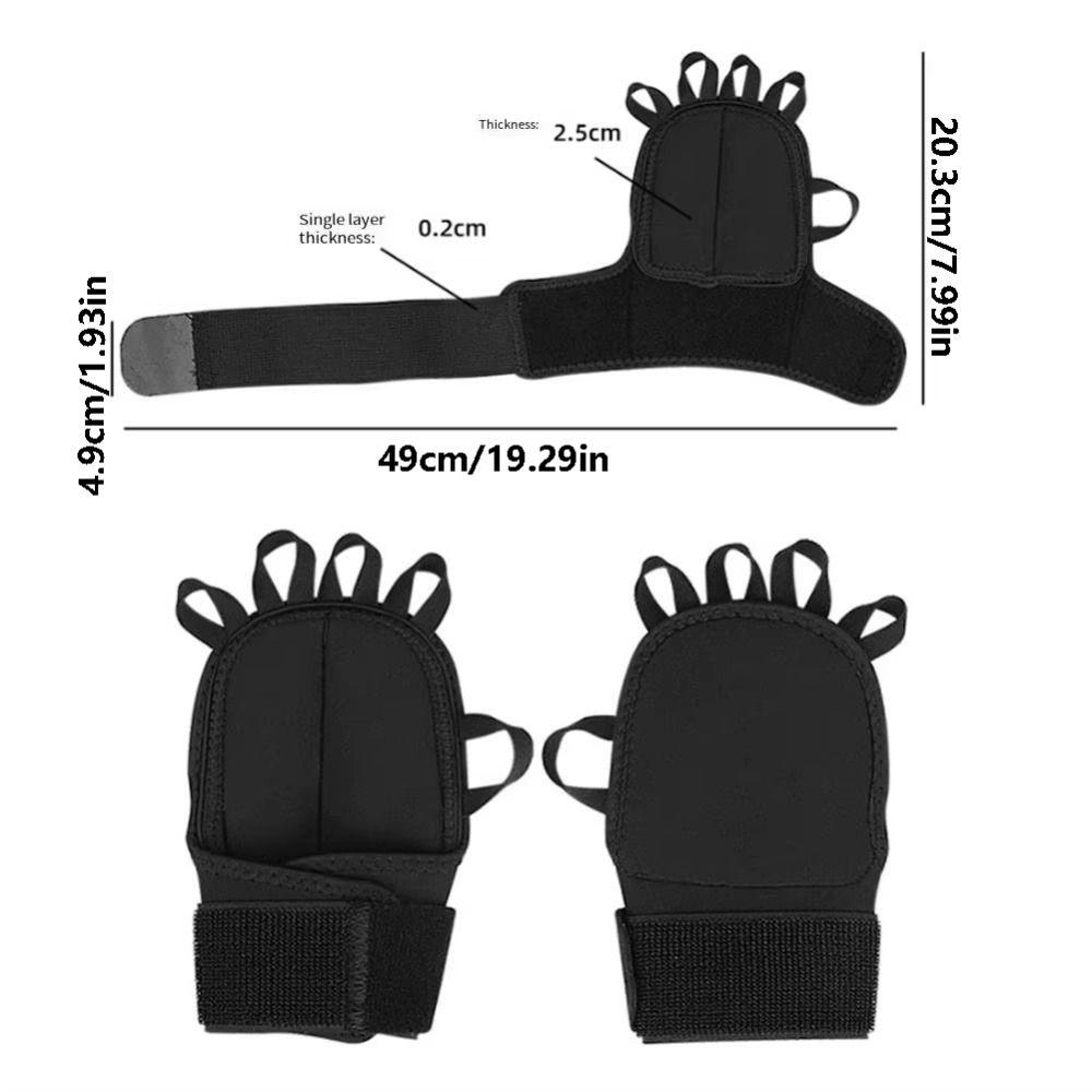 1Pair Dirt-resistant Weighted Gloves Freely Adjustable Boxing Wrist Guards  Motor Skills Training