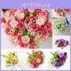 21 Head Artificial Flower Bouquet Featuring High Realistic Appearance And Smooth Material For Home Decor