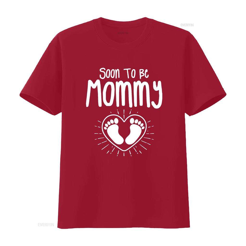 Damen Bald Mama Schwangerschaftsankündigung Zukünftige Mama Mutter T-Shirt Schwarz vintage Gewaschen Unisex Stilvoll homme Weich