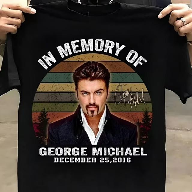 Футболка George Michael Хлопок Мужская S-234XL Футболка D778 Унисекс Футболка XXXXL
