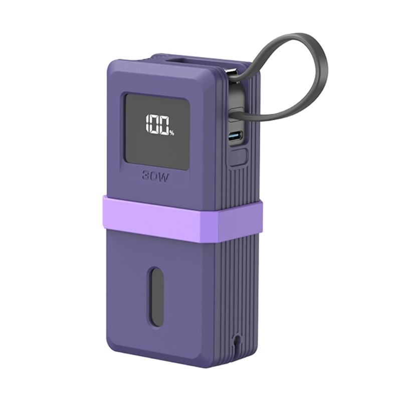 Shockproof Chargers Case Housing Universal Fit For Power Backup Nonslip Silicone Cover Easy Snap Installation Material