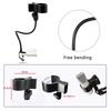 Professional Flexible Gooseneck Microphone Stand Desk Clamp for Radio Broadcasting Studio Live Broadcast Equipment