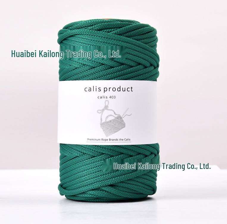4mm Cotton-Polyester Crochet Cord for DIY Hand-Knitted Bags and Weaving