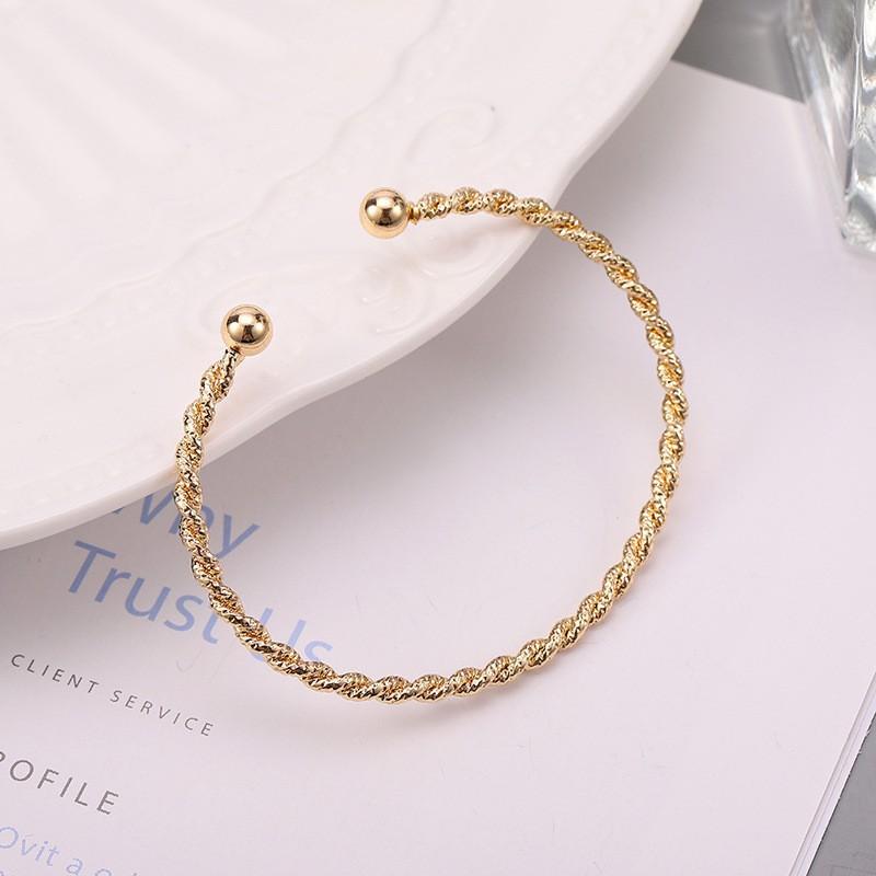 Fashion Open Bracelet High Sense Cold Wind Bracelet Men And Women Trendy Cool Personality Jewelry Supply