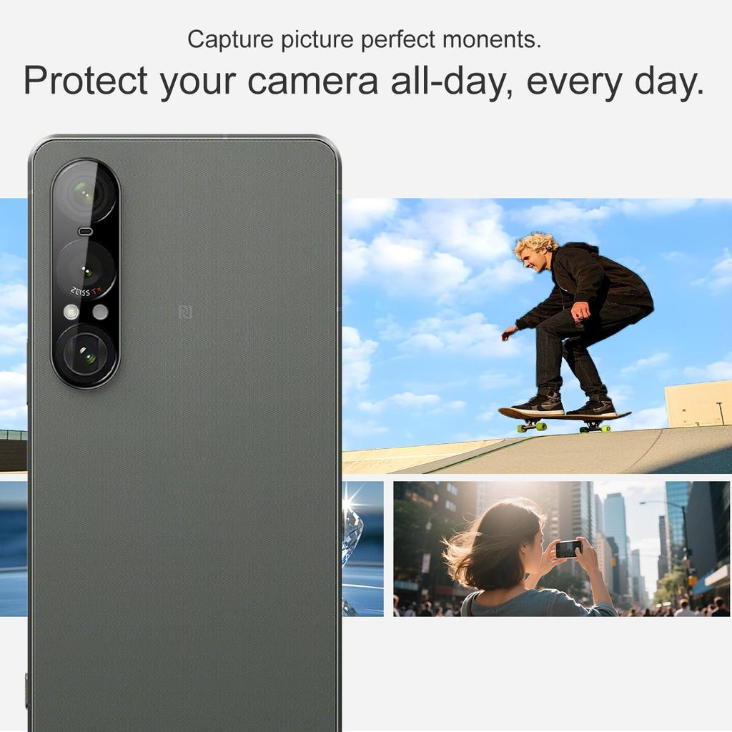 Pro Sony Xperia 1 VII Sklo IMAK Vysoké rozlišení Integrovaná skleněná fólie na objektiv
