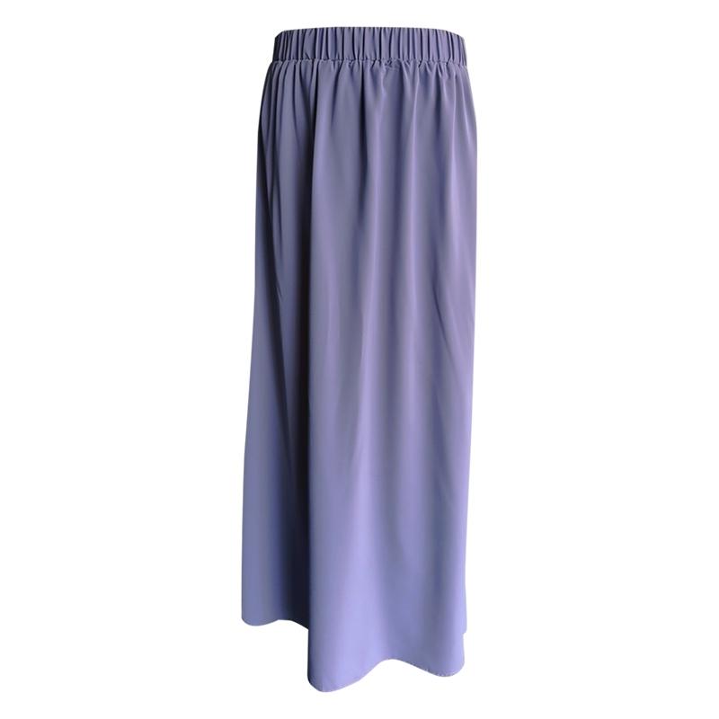 Large Hem Solid Color Robe Dress Hood Set Muslim National Costume