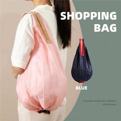 Foldable Eco-friendly Shopping Bag Travel Shoulder Bag Portable Thickened and Enlarged Grocery Bag Supermarket Handbag