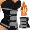 Women's Waist Trainer Corset 3 Belts Adjustable Neoprene Sauna Sweat Waist Trimmer Body  for Weight Loss Workout