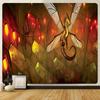 Ancient Battlefield Dragon Tapestry Office Living Room Decoration Home Wall Tapestry